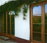 Double-glazed Oak French Doors by Michael Clarke Joinery Double-glazed Oak French Doors by Michael Clarke Joinery