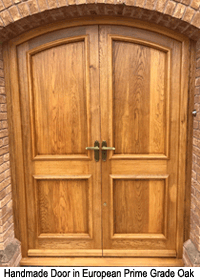 Handmade Door in European Prime Grade Oak Handmade Door in European Prime Grade Oak